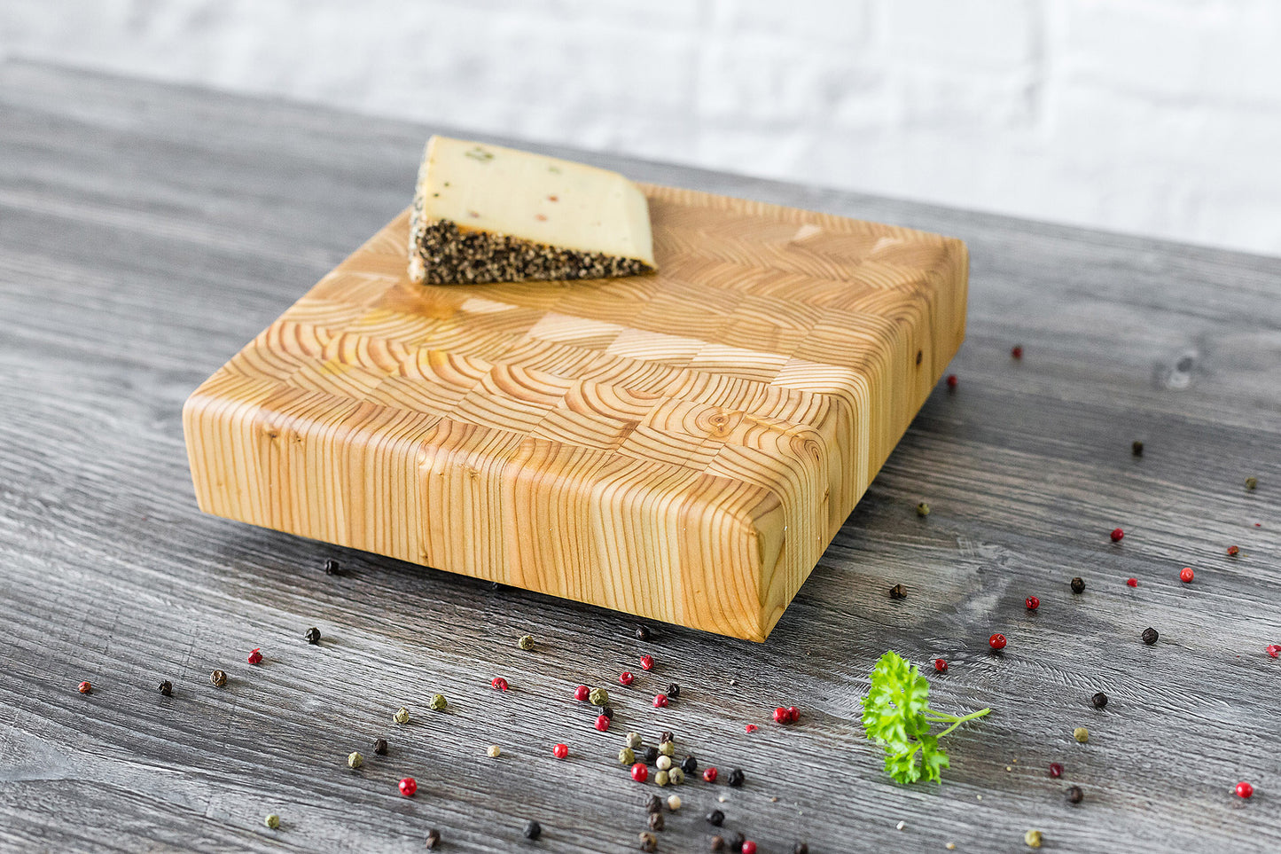 Larch Wood Cutting Board Chees