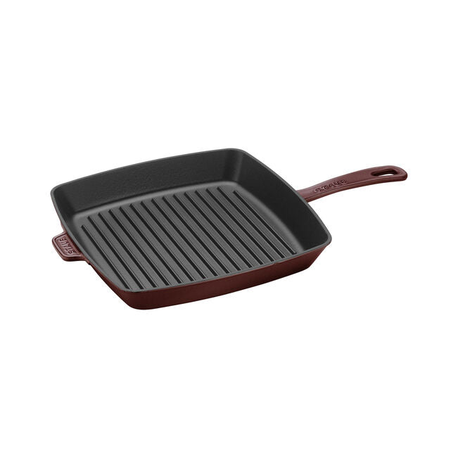 Staub 10" Square Grill Bordeau