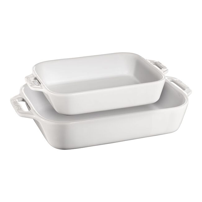 Staub Ceramique Rectangular Baking Dish Set 2 Piece