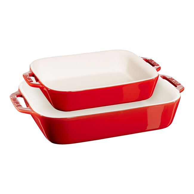 Staub Ceramique Rectangular Baking Dish Set 2 Piece