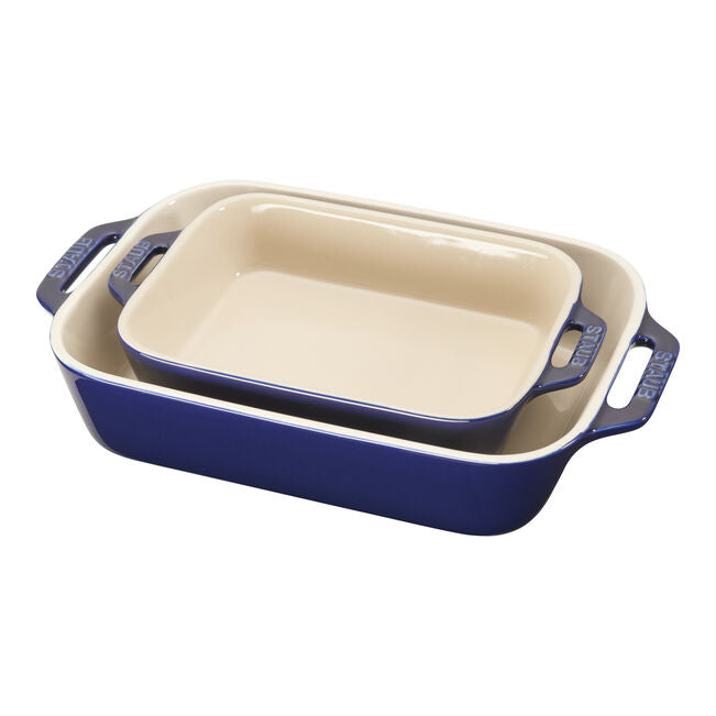 Staub Ceramique Rectangular Baking Dish Set 2 Piece