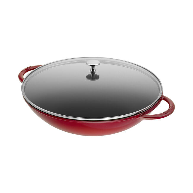 Staub 14" Wok Cherry