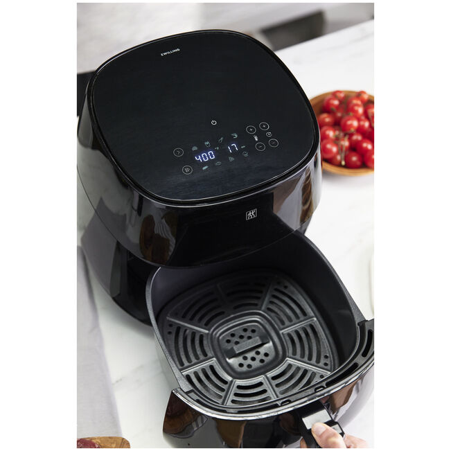 ZW Ceramic Coated Air Fryer - Black