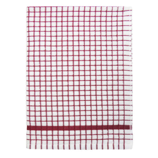 Poli-Dri Tea Towel - Burgundy