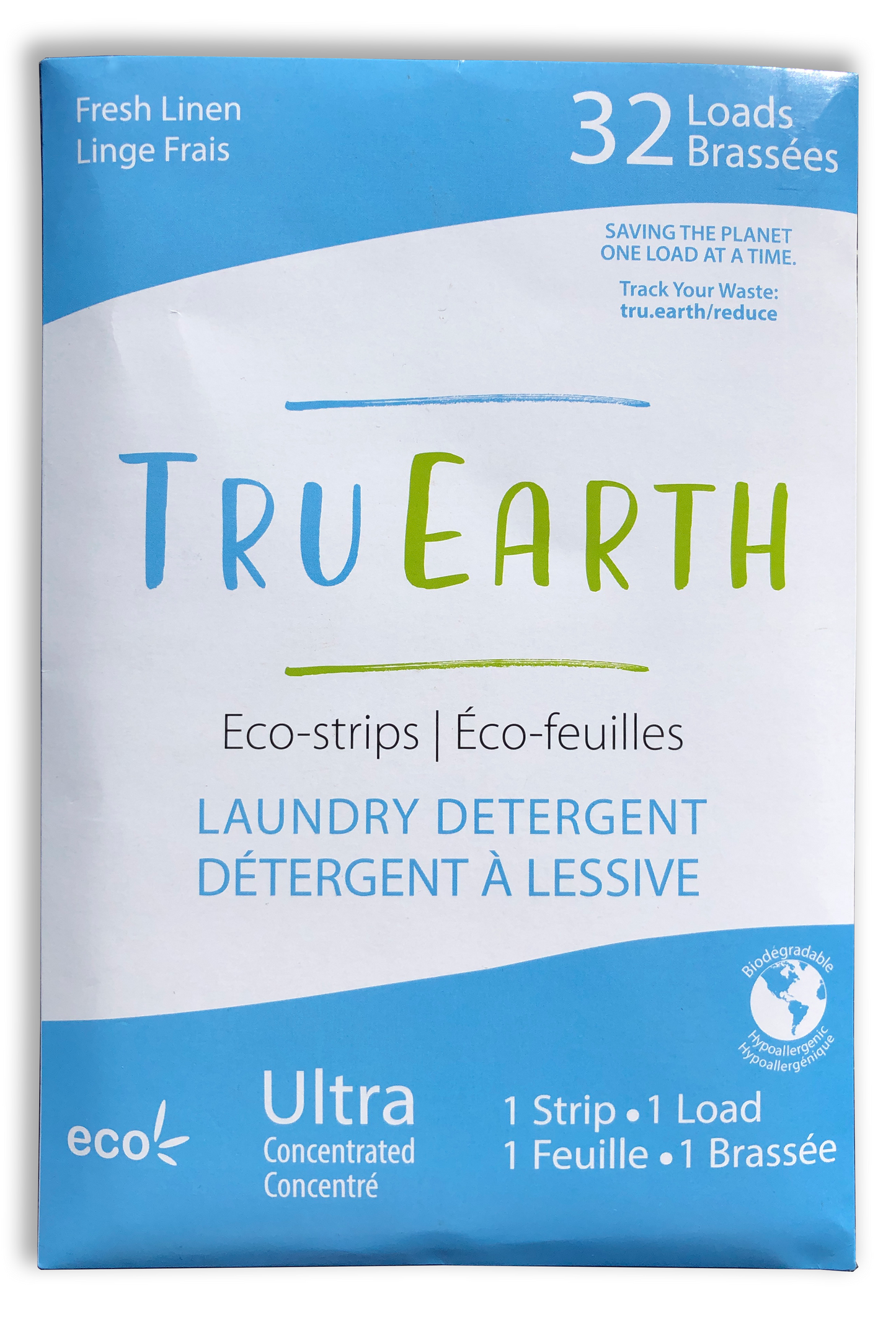 Tru Earth Laundry Detergent - Fresh Linen 32 load pack