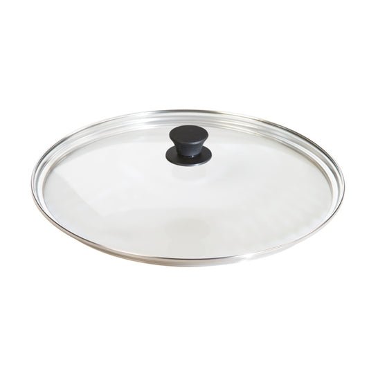 Lodge Glass Lid 15" W/Silicone Handle