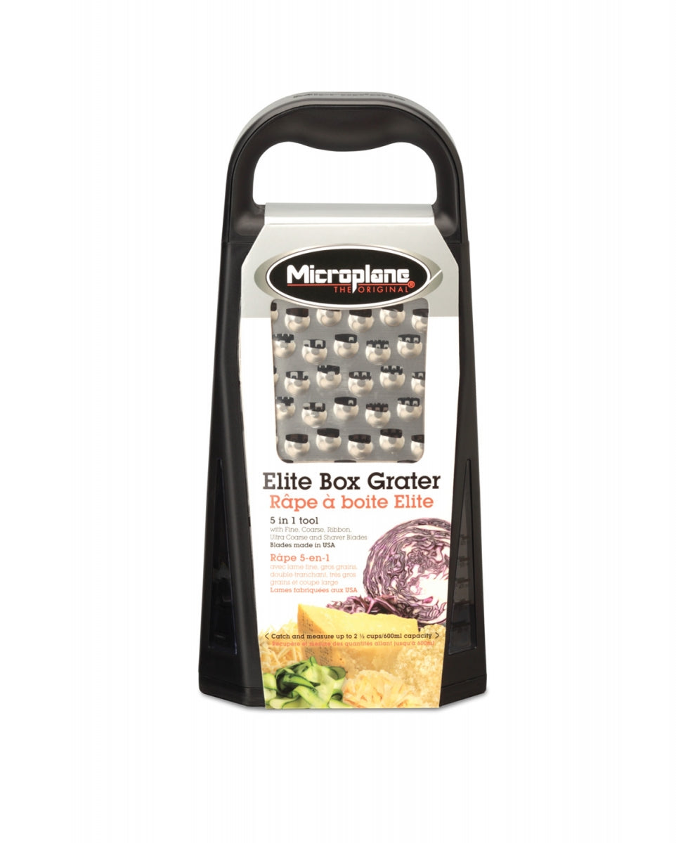 Microplane Gourmet Elite Box Grater (5 in 1)