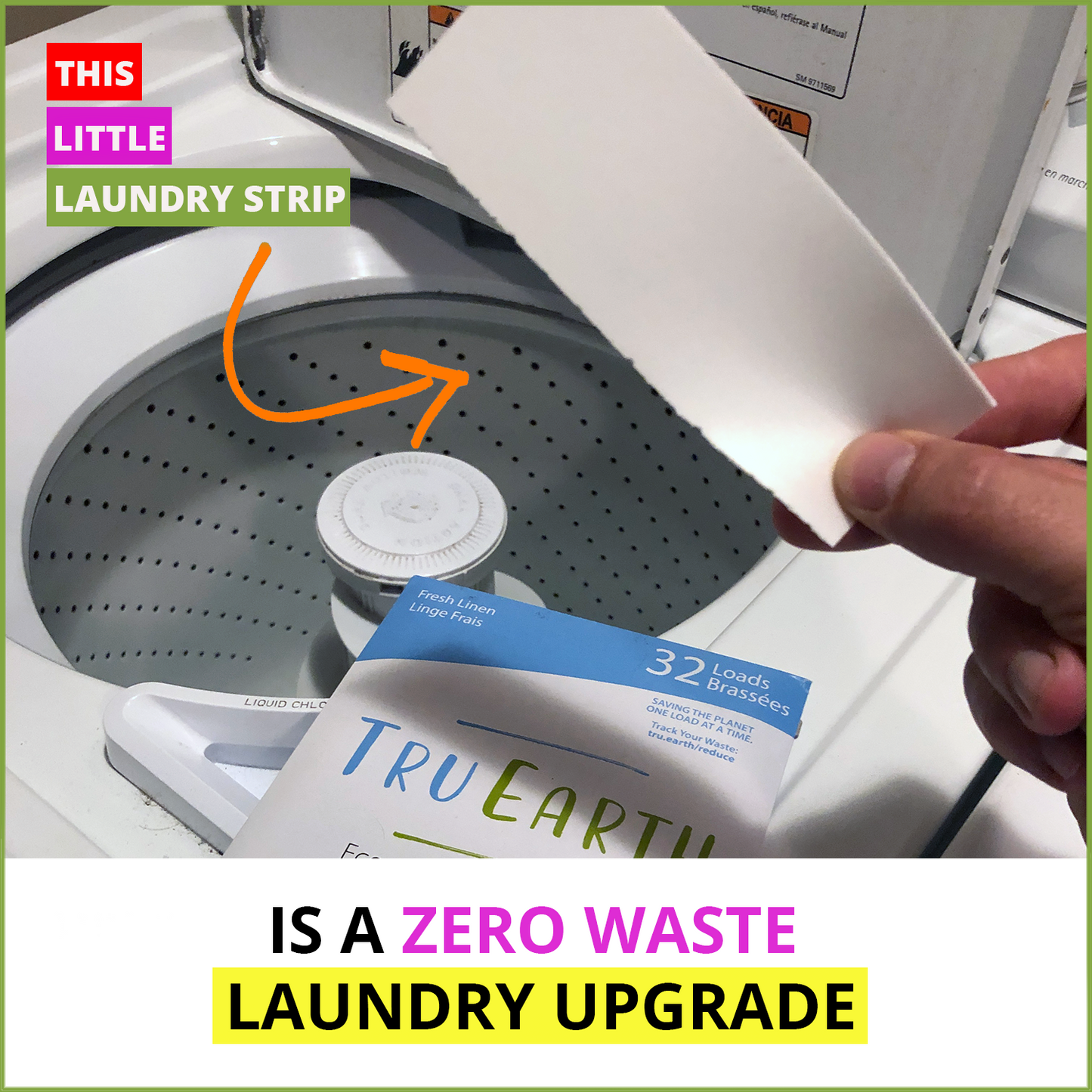 Tru Earth Laundry Detergent - Fresh Linen 32 load pack