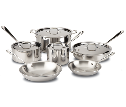 All-Clad - D3 Stainless 10-Piece Set