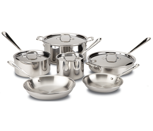 All-Clad d3 Stainless Steel Cookware Set 10pc