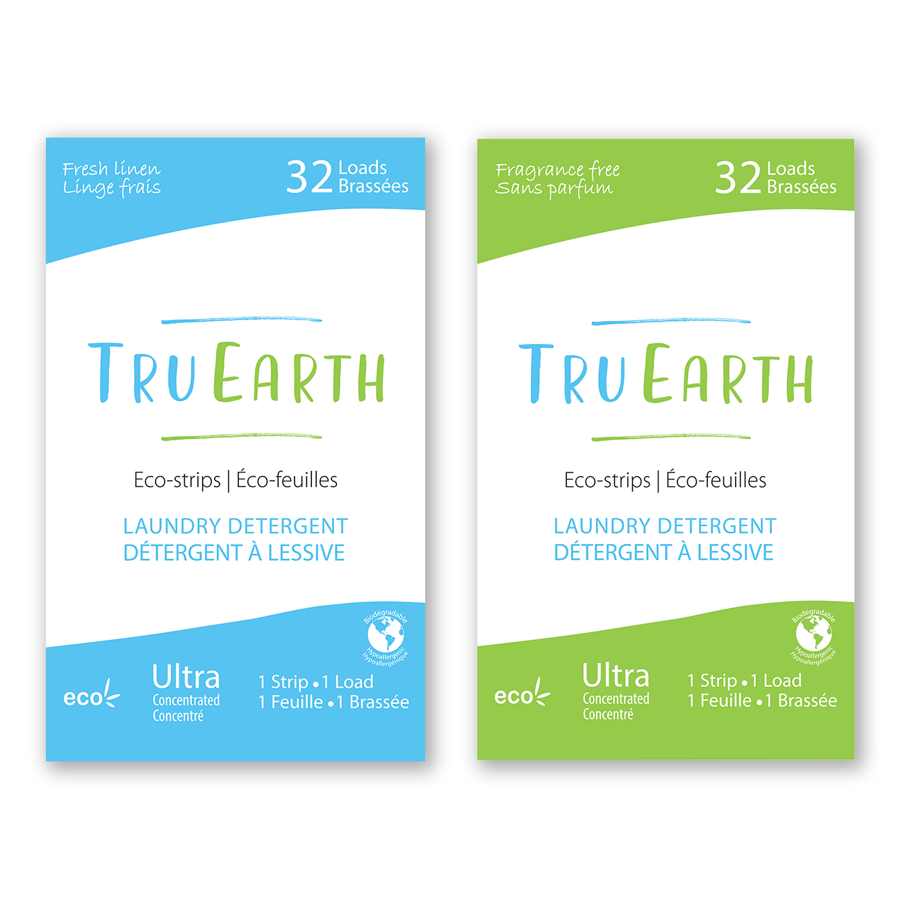 Tru Earth Eco-Strips Laundry Detergent - 32 load pack